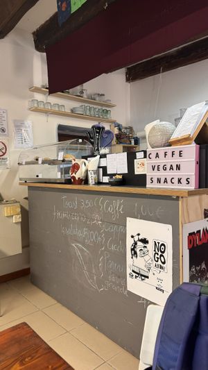 Cafe behind games area  at Super ZaZa in Venice