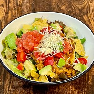 Vegan Taco Rice at PORTLANDIA in Kofu