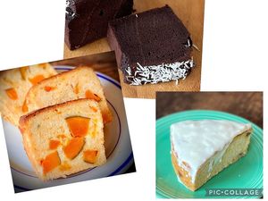 Vegan gluten free cakes
•Pumpkin cake •Chocolate cake •Carrot cake at PORTLANDIA in Kofu