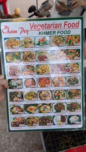 Menu II at Street Foods by Champey  in Siem Reap