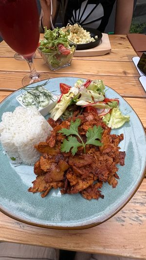 Vegan gyros, great taste at Manna Bistro in Samorin