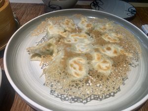 Fried dumplings   at Juezhengjing Vegetarian Restaurant - Minsheng Street Store - 觉正净素食 民生街店 in Kunming