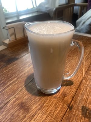 Yam juice  at Juezhengjing Vegetarian Restaurant - Minsheng Street Store - 觉正净素食 民生街店 in Kunming