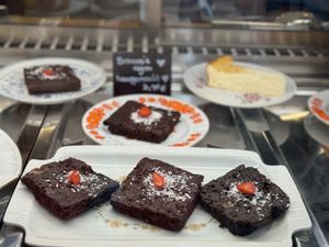 Vegan Brownies  at Café Central in Zinnowitz