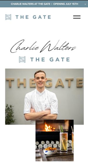 Full vegan menu available   at Charlie Walters at The Gate in Looe