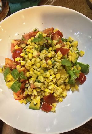 Grilled mango salad at Green Mango Cafè & Bakery in Battambang
