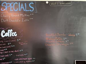 Saturday morning menu  at Moody Mike's Cafe in Lexington