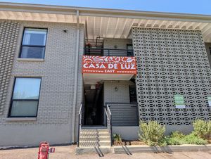 Walk into the courtyard... at Casa De Luz - East Austin in Austin