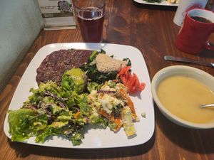 A delicious and healthy meal at Casa De Luz - East Austin in Austin