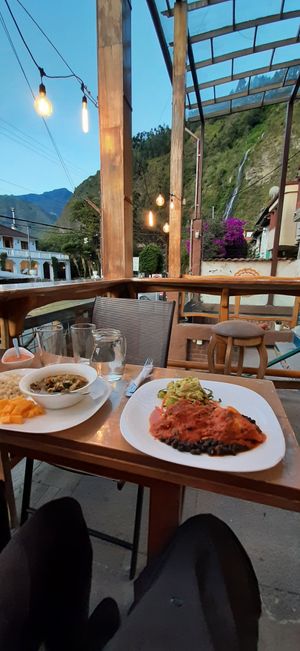 Lovely view! at Cafe Hood in Banos