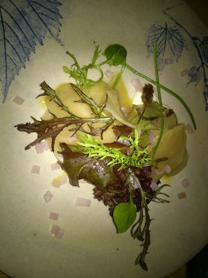 Chioggia Beetroot Slivers at Oak in Bath