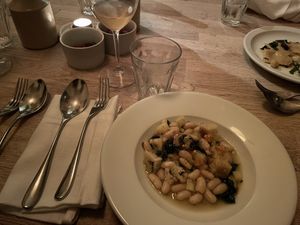 Vegan alternative to ravioli   at Oak in Bath