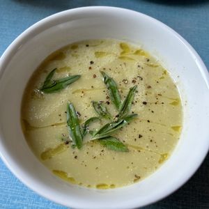 Soup of the day  at Oak in Bath