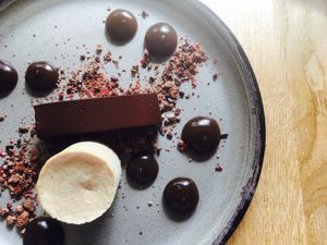 chocolate coffee pud at Oak in Bath