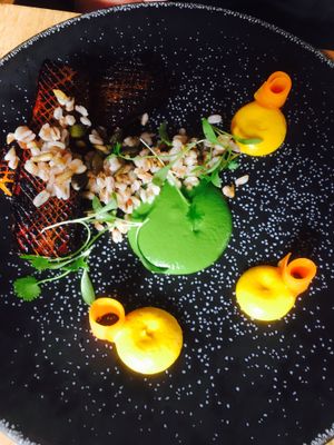 carrot starter.  at Oak in Bath