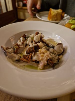 Jerusalem artichokes at Oak in Bath