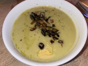 Leek and potato soup of the day  at Oak in Bath