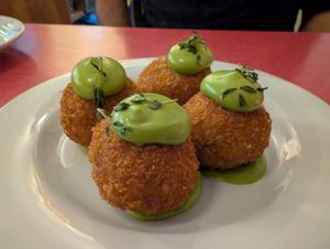 Arancini. Delicious at Oak in Bath