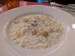 Risotto with 6 hazelnuts at Oak in Bath