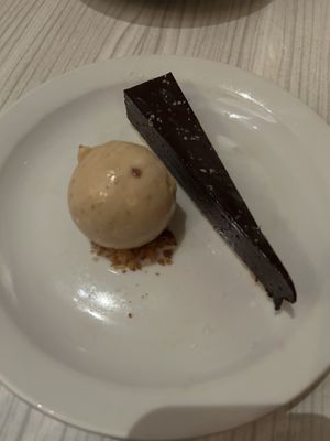 Dark chocolate tart  at Oak in Bath