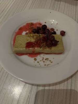 Pistachio ice cream  at Oak in Bath