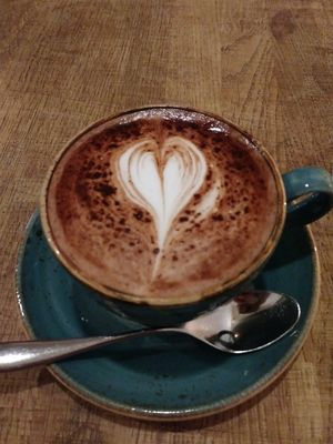 Vegan hot chocolate with an extra touch at Oak in Bath