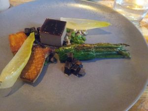 One of the 7 delicious plates of food. (Mushroom parfait) at Oak in Bath