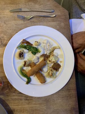 Cauliflower 4 ways  at Oak in Bath