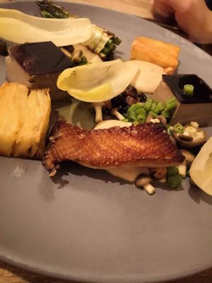 Mushrooms main course at Oak in Bath