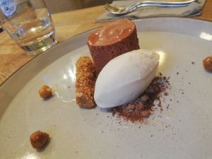 Chocolate and salted caramel at Oak in Bath