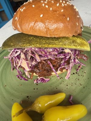 BBQ Smoke Wave. Vegan barbecue.  at Nalu Vida - Venice Beach in Los Angeles