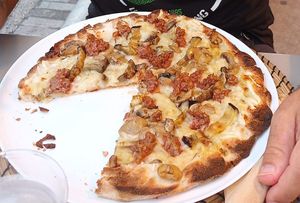 Pizza Insolita at Fausto Pizza in Bellaria-igea Marina