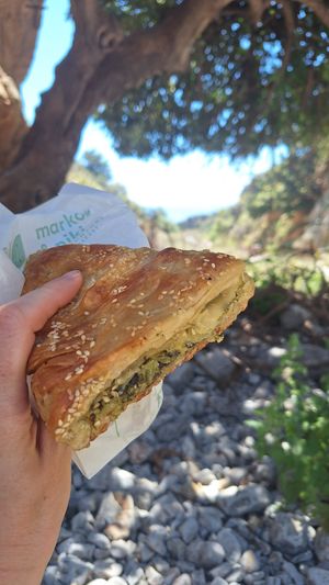 Pâte filo épinard at Mapkoe & Nikh in Crete