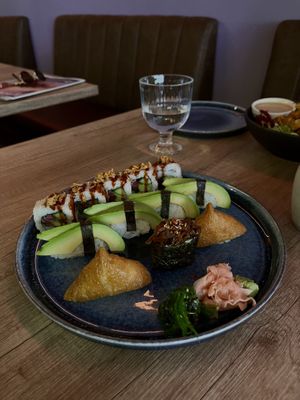 12 bites sushi   at Mimami Kalmar in Kalmar