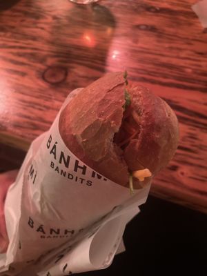 Veganes Bahn Mi mit Sojafleisch  at Aarhus Street Food - Food Court in Aarhus