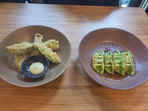 Avocadocrush und vegane Gyoza at Ramen Tatsu in Offenburg