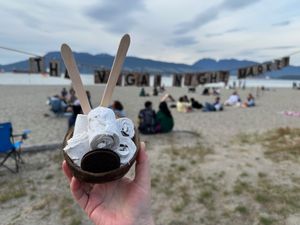 Oreo Ice Cream Roll at Coco Van Ice Cream Rolls - ไอติมกะทิ in Vancouver