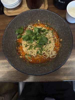 Vegan dan dan noodles, ask for the vegan version  at Bao Haus - 바오하우스 in Busan