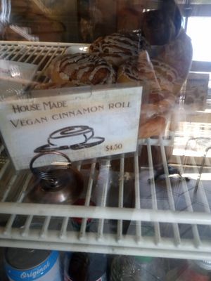 Vegan Cinnamon Rolls at Hooked on Colfax in Denver