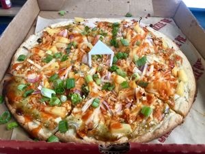 Buffalo 666 Pizza w/Gluten Free Crust  at Sizzle Pie in Eugene