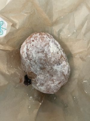 vegan blueberry malasada   at Maleko Coffee And Pastries in Honolulu