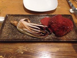 Brasato di seitan con radicchio tardivo  at Soul Kitchen - Creatività Vegetale in Turin