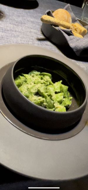 Seitan ravioli with broth at Soul Kitchen - Creatività Vegetale in Turin