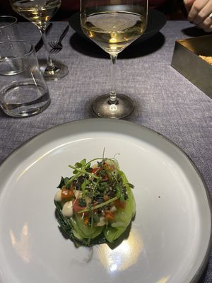 Antipasto pak - choi con verdure in agrodolce   at Soul Kitchen - Creatività Vegetale in Turin