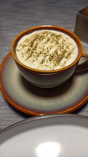 Cappuccino di asparagi (senza tartufo) at Soul Kitchen - Creatività Vegetale in Turin