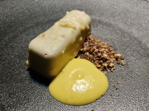 Gran Torino hazelnut dessert at Soul Kitchen - Creatività Vegetale in Turin