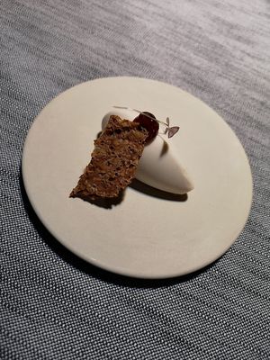 welcome quenelle at Soul Kitchen - Creatività Vegetale in Turin