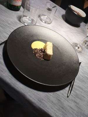 GRAN TORINO: Cacao, Nocciola, Zafferano, Cioccolato bianco, Vermouth at Soul Kitchen - Creatività Vegetale in Turin