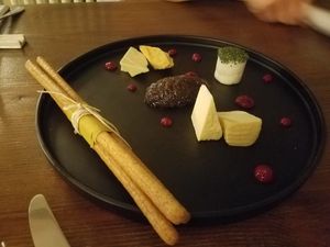 Vegan cheese plate at Soul Kitchen - Creatività Vegetale in Turin