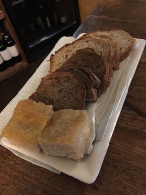 Divine breads. Wish there were more, but then we would be way too full! at Soul Kitchen - Creatività Vegetale in Turin